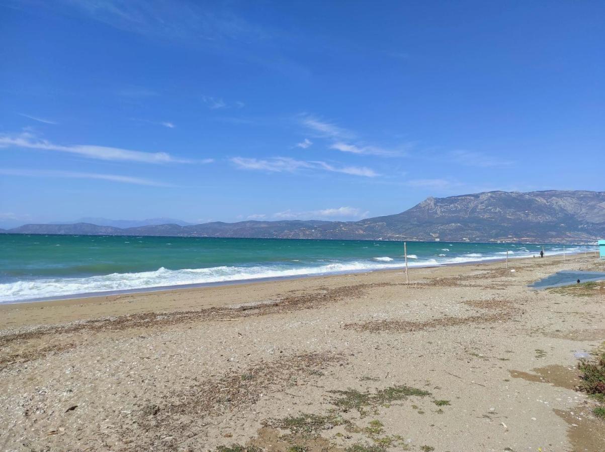 Sun, Sea, And Sand-Only 20 Footsteps To The Beach Corinth Екстер'єр фото